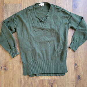 Thyme and Honey Green Tunic Sweater